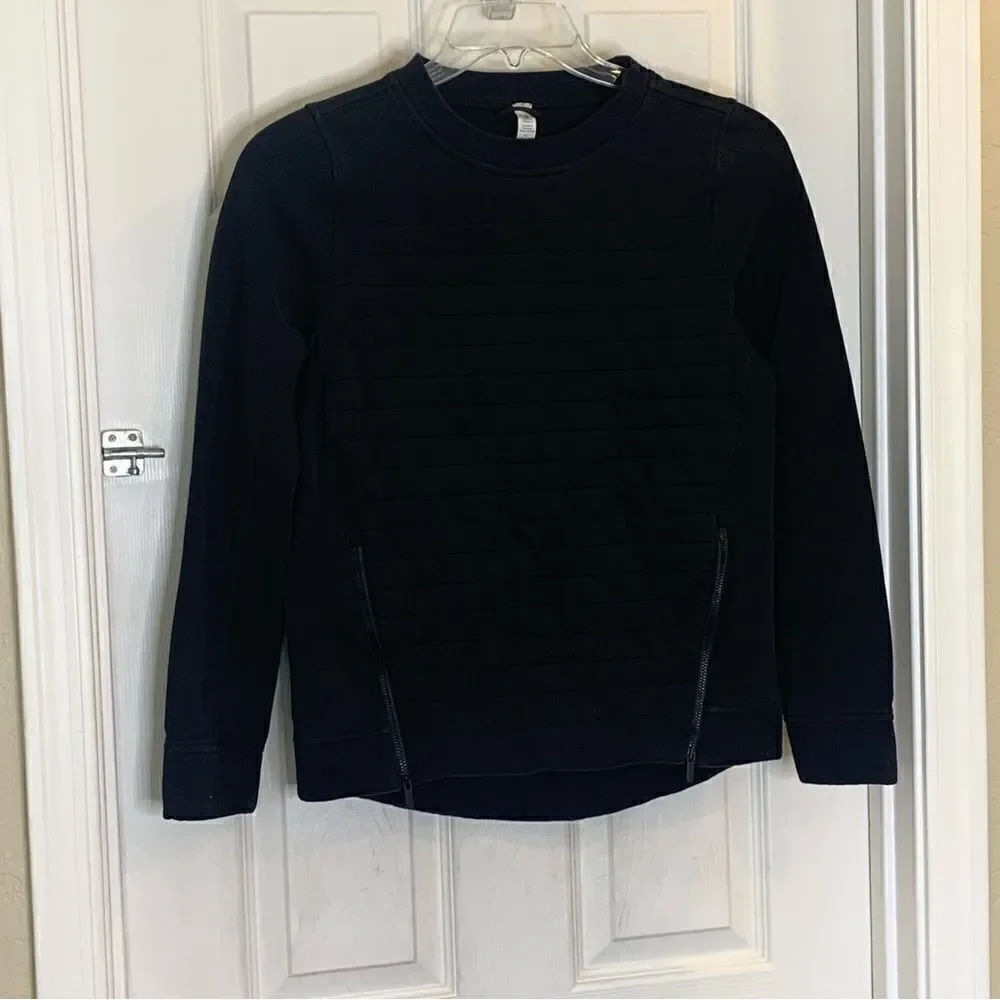 Lululemon Be True Crew Sweatshirt Black Size 4